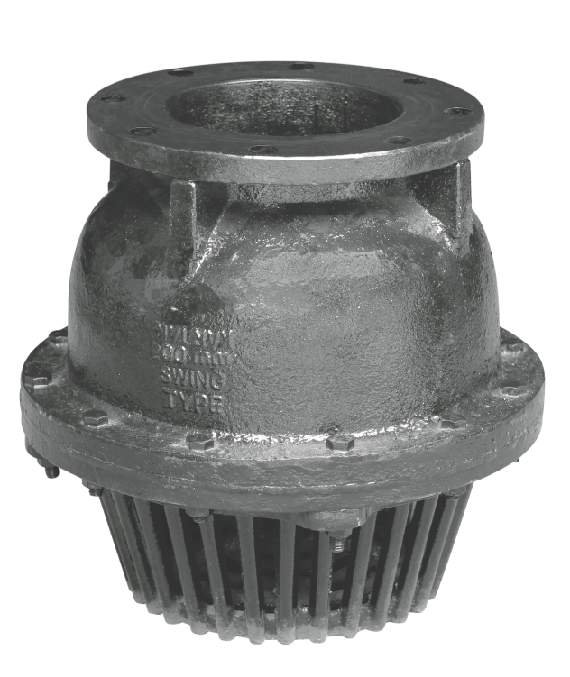 KARTAR CAST IRON FOOT VALVE (DOUBLE DOOR K519)